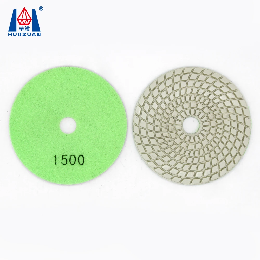 4 inch 7 steps wet diamond polishing pad for marble granite