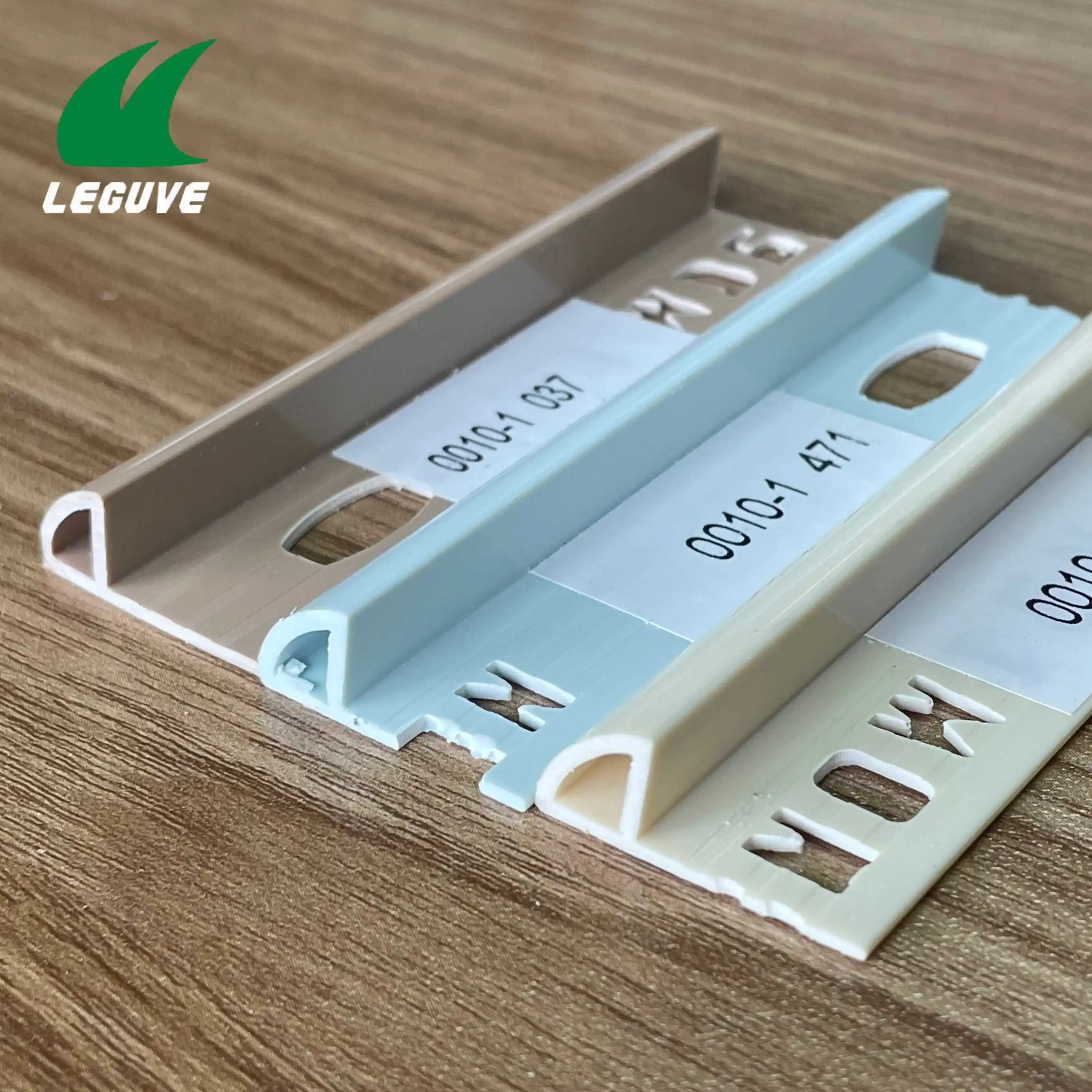 Colorful Closed PVC Wall Corner Protector Trim Durable Plastic Edge Extrusion for Home and Office Use