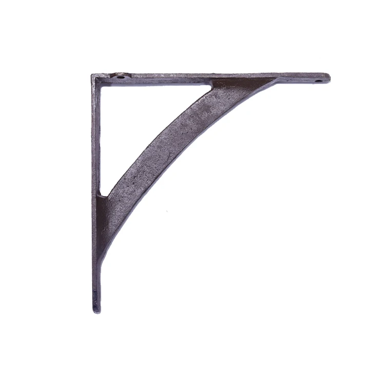 
90 Degree Wall Mount Vintage Corner Bracket Triangle Hanging Bearing Mount Rest Backing Cast Iron Shelf Support For Wood 