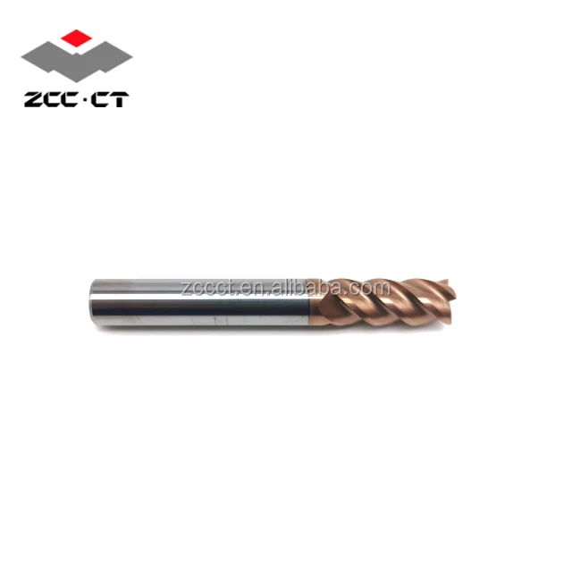
 ZCCCT твердосплавные фрезы HMX-4E-D6.0 высокая подача торцевая фреза  