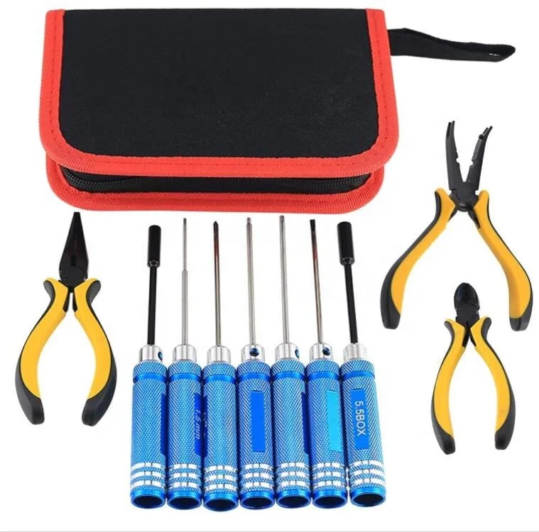 11 in 1 multifunctional hexagonal screwdriver set pliers model wrench repair for automotive multi rotor aircraft boats
