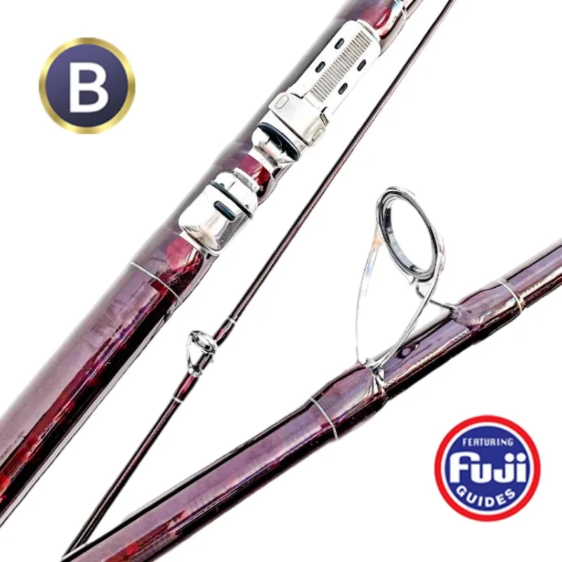 OEM/ODM pesca canne da pesca surfcasting IM-8 graphite  Fuji Guide  deep sea ultralight telescopic fishing rod carbon fiber