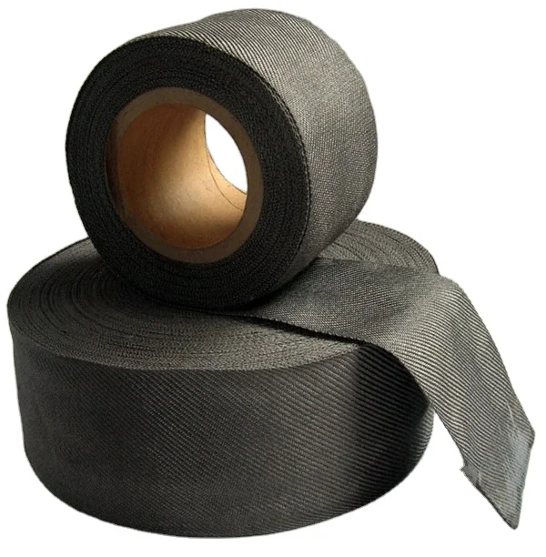 Customized high temperature resistance 100% 316L stainless steel metal fiber mesh tape