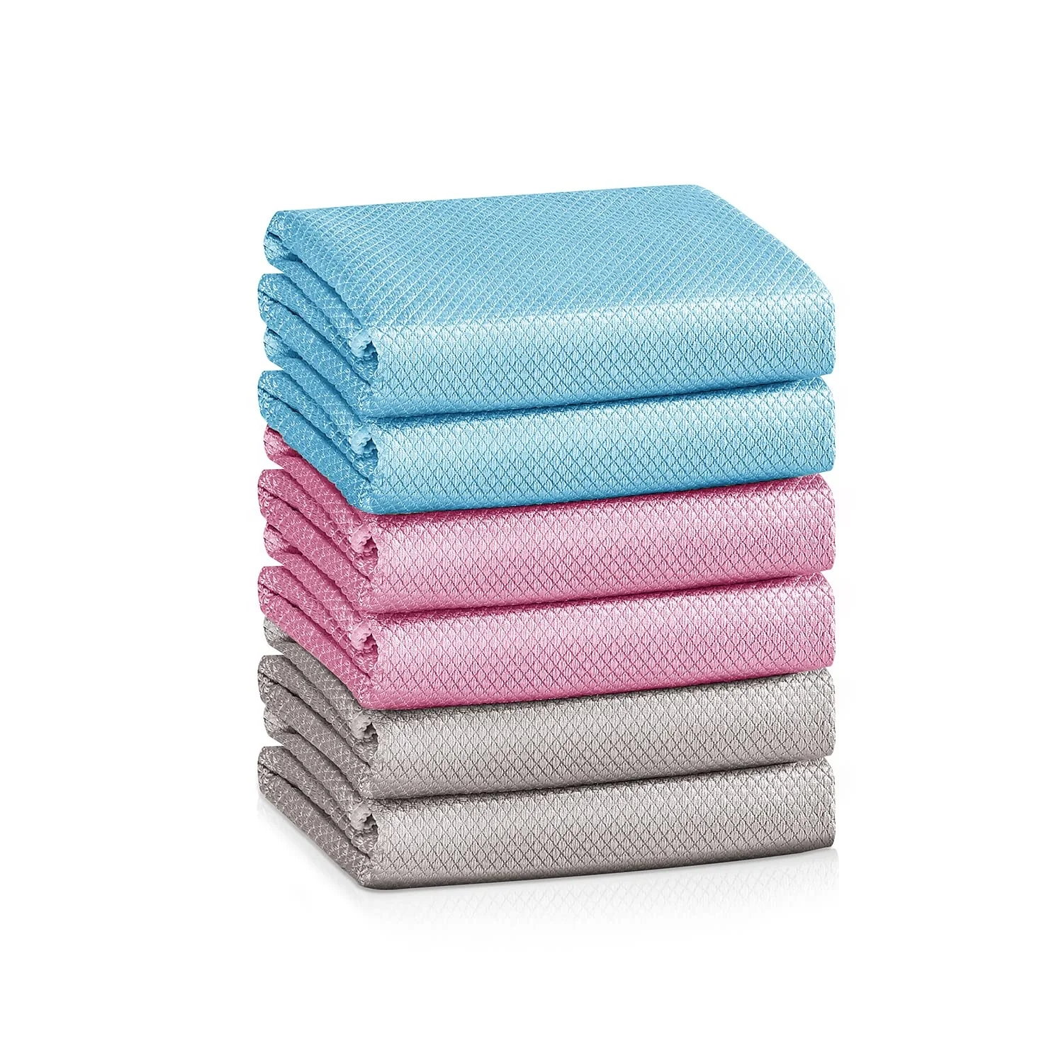 Microfiber towel woven glass kitchen cleaning cloth