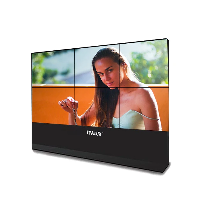 55 inch 3.5mm bezel pantalla 50 pulgadas 4k commercial lcd green screen video systems display wall