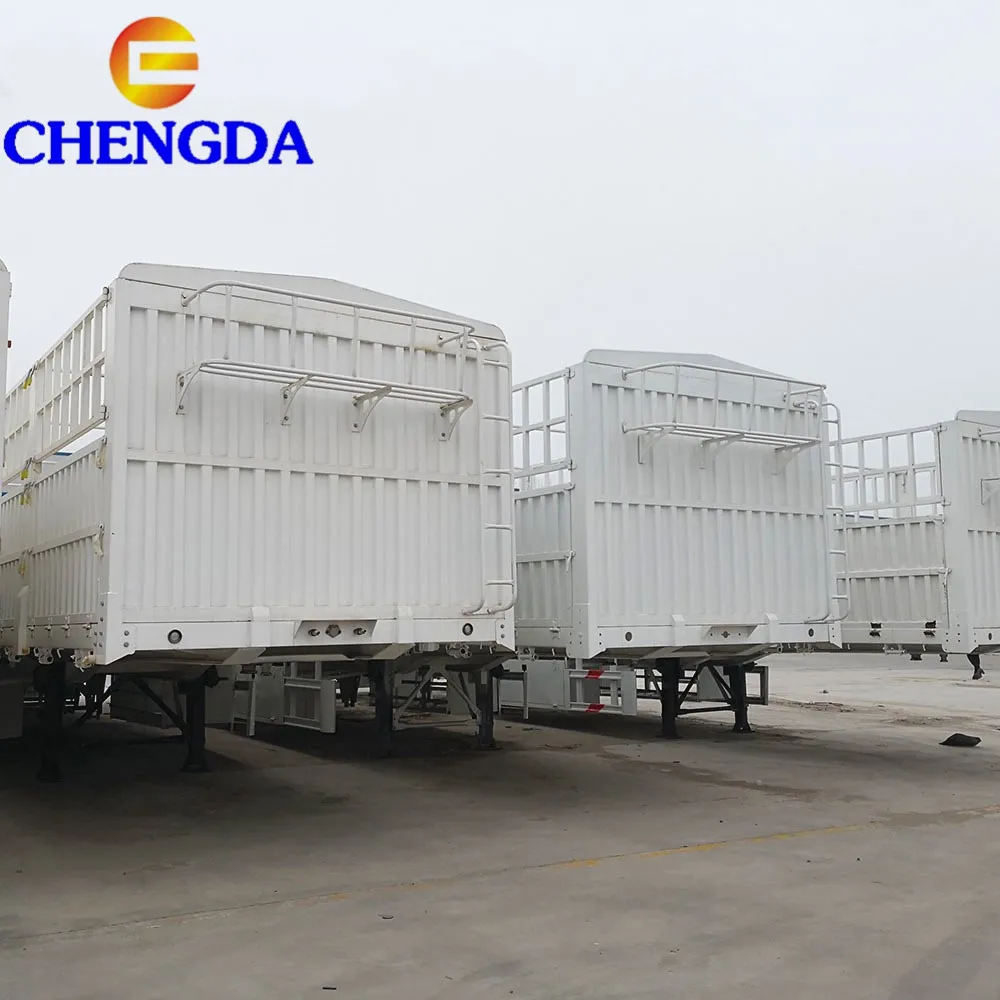 Factory Sale 3 Axel Transport Cargo Truck 60ton 80ton Cargo Carrier Trailers With Competitive Price