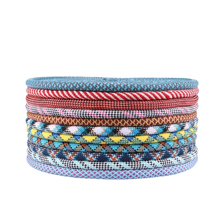 Customized 1-8mm uhmwpe fiber Braided Rope high strength uhmwpe clamping rope  For outdoor sport