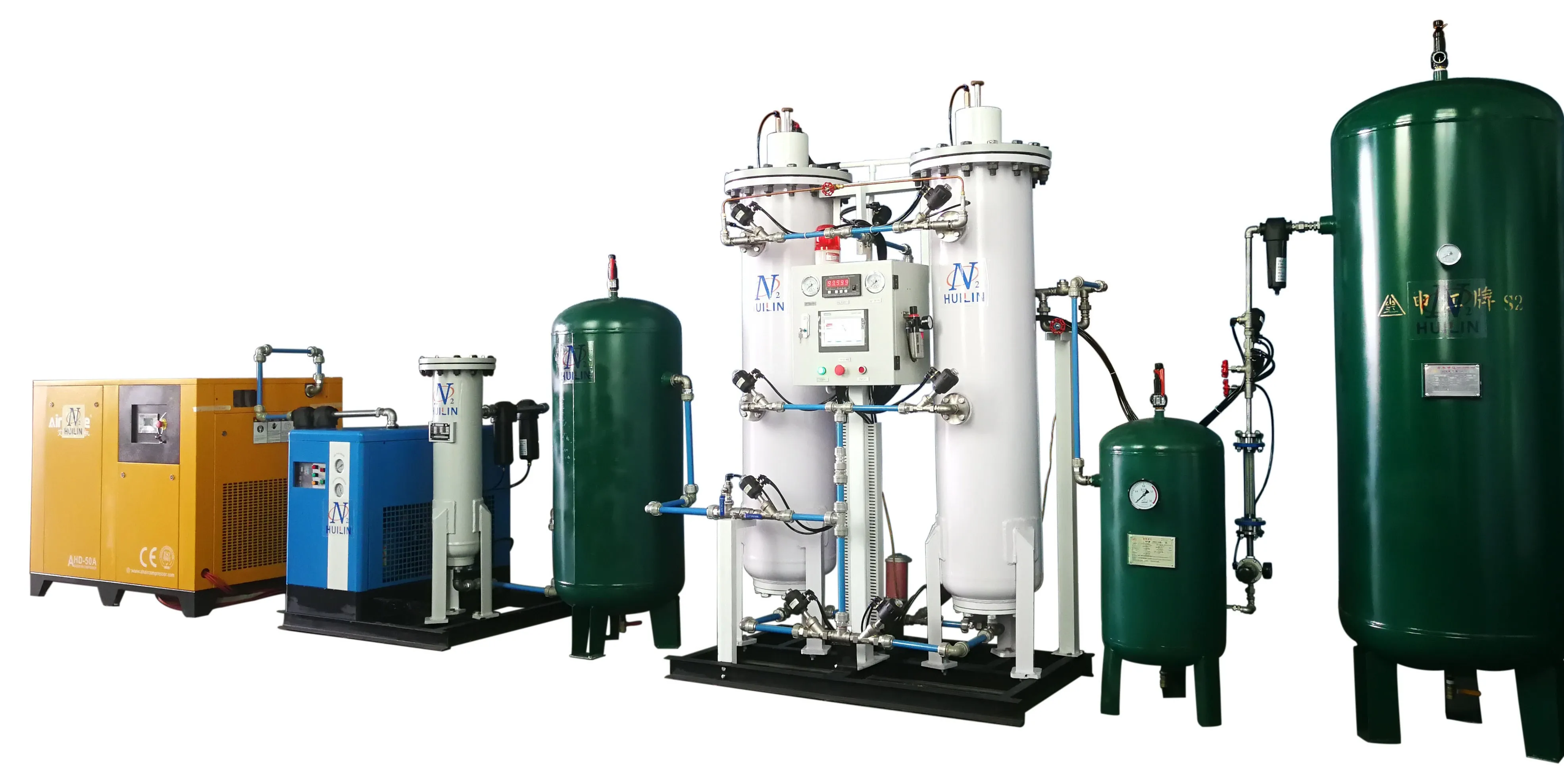 Automatic PSA Nitrogen Generator N2 Gas Generator Nitrogen plant  with cylinder filling system