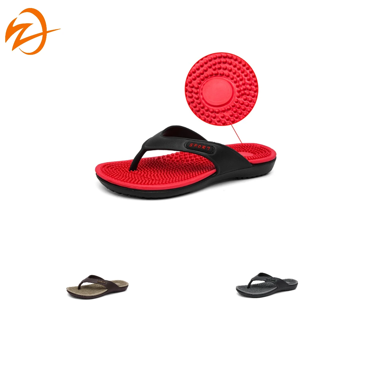 New Models Fashion Wholesale Massage Slipper Homme For Man Flip-flops Therapist Shoes Made In China Factory Oem