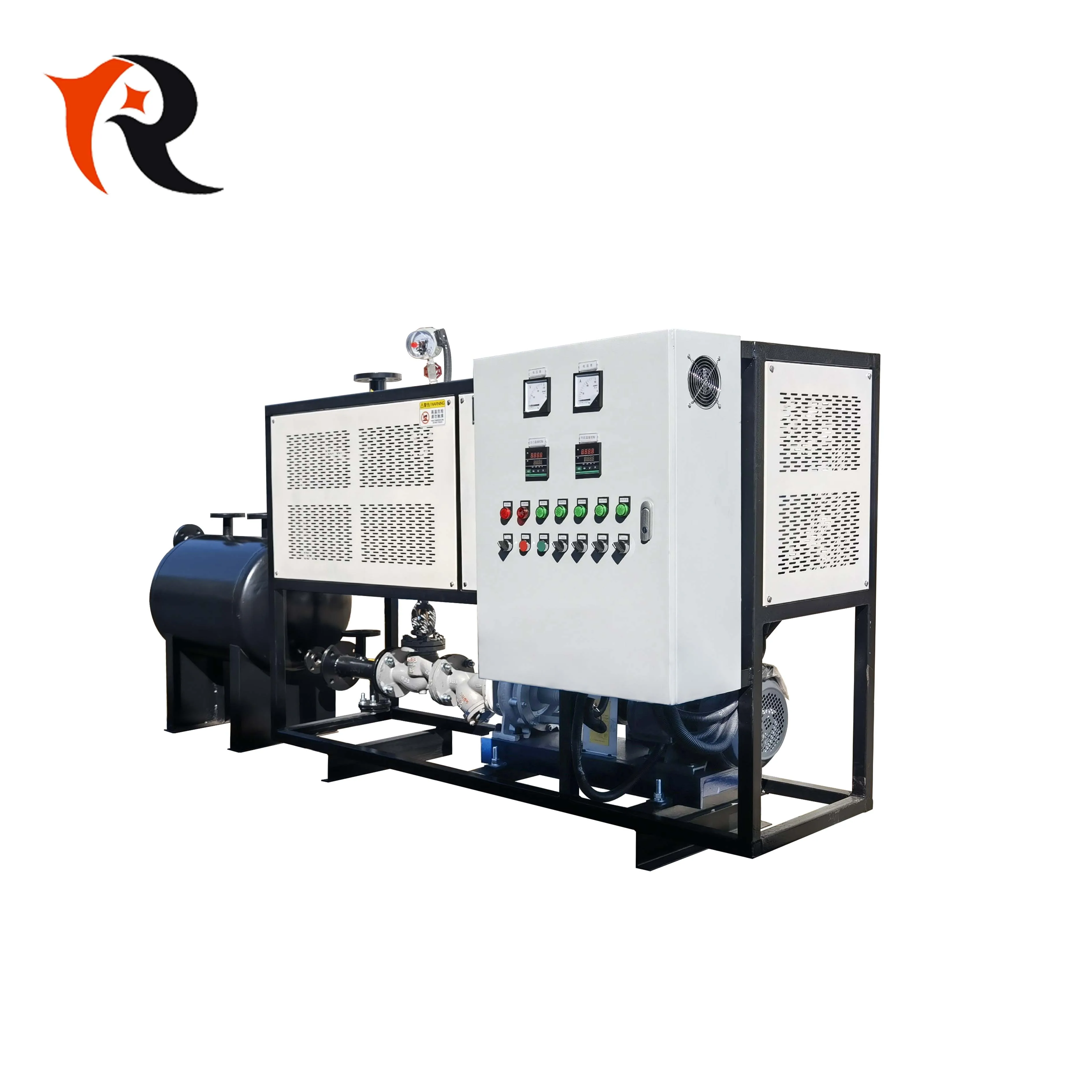 Electric thermal oil furnace for paint baking room heating