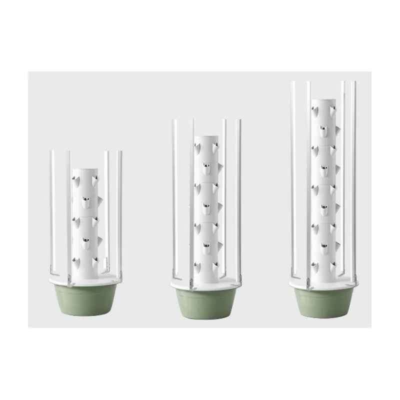 indoor automatic Power saving Intelligent water cycle growing towers vertical agriculture garden hydroponic system