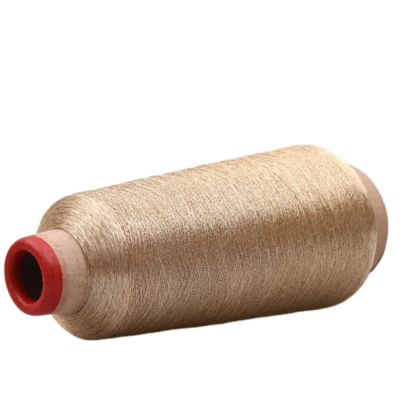 Wholesales Cheap Price 75D 150D Golden and Silver Metallic Embroidery Thread, ST MS MX Type Lurex Metallic Weaving Yarn