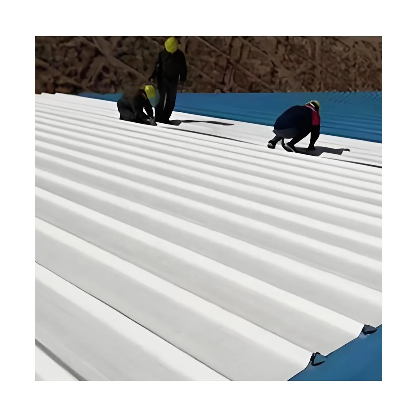 Industrial Design Style 1.5mm Thick Homogeneous PVC Waterproofing Membrane Roof Sheets for Terrace & Tunnel for Waterproofing