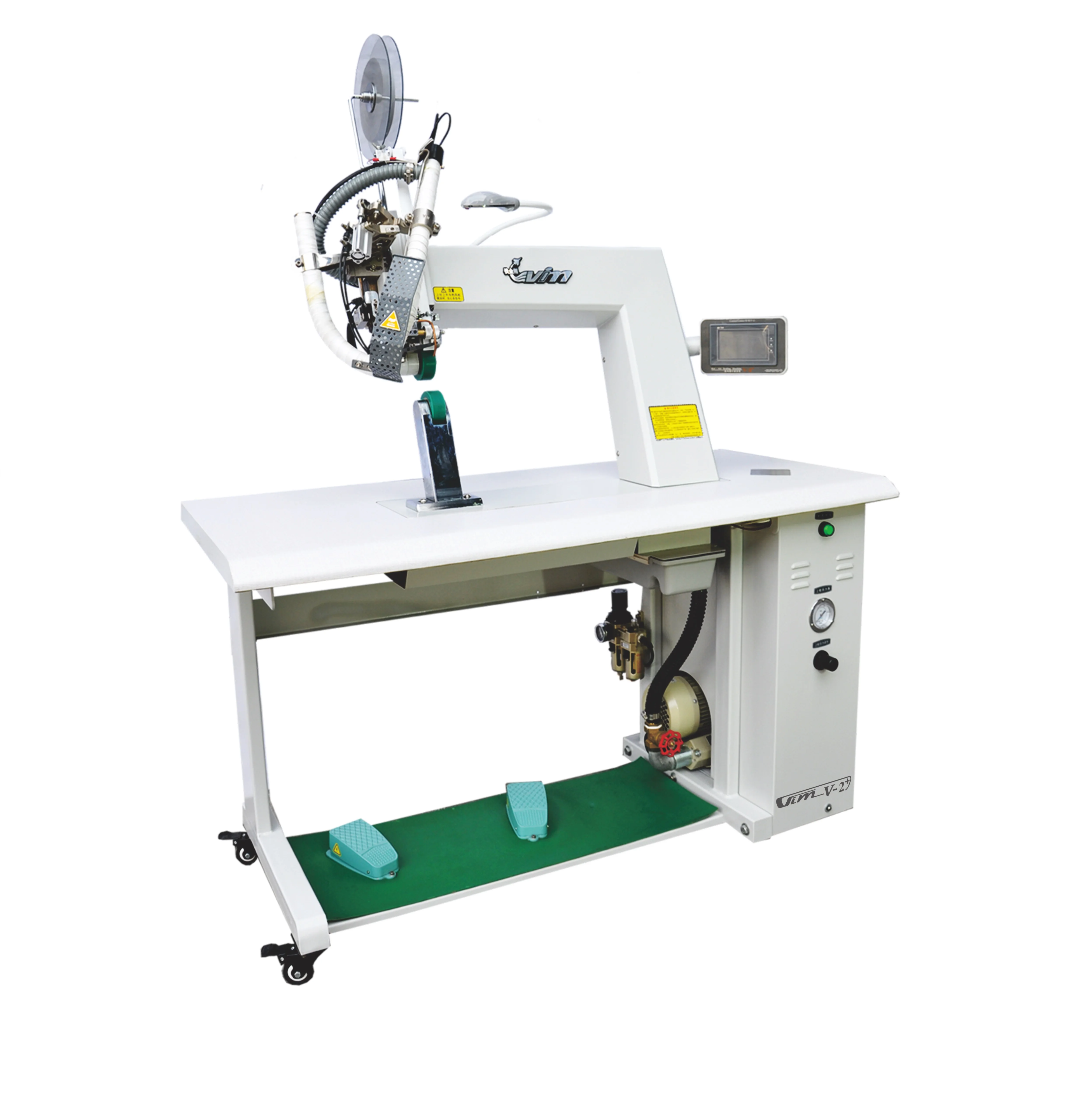 High quality hot air seam sealing tape machin for coverall suit