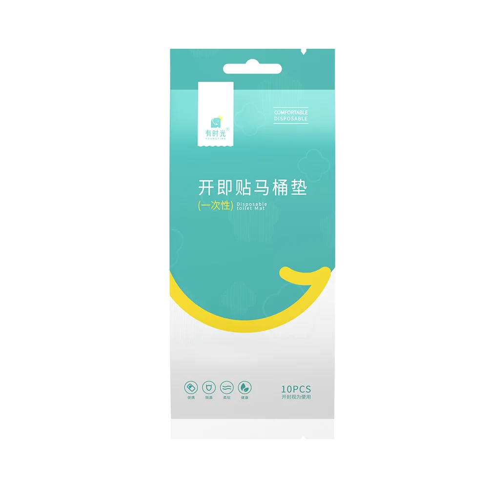 Independently Packaged Waterproof Bacterial Isolation Travel Hotel Portable Wood Pulp Paper PE Film Disposable Toilet Seat Cover