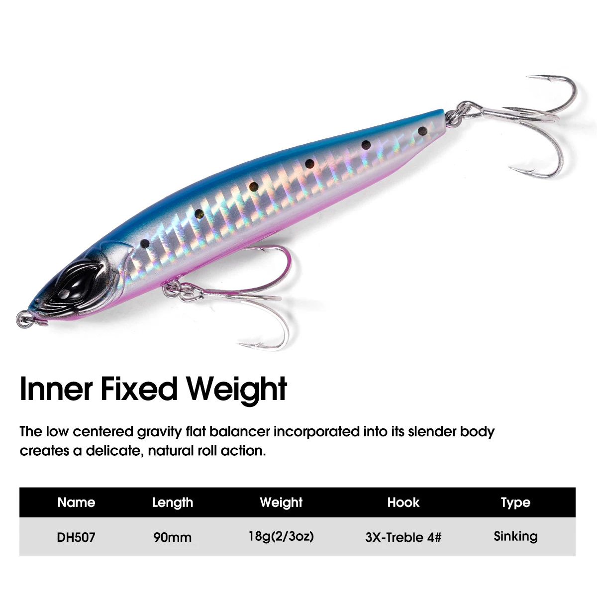 NOEBY Sinking Pencil Fishing Lure 90mm 19g Stickbait Wobbler Saltwater Fishing Lures Sea GT Tuna Bait