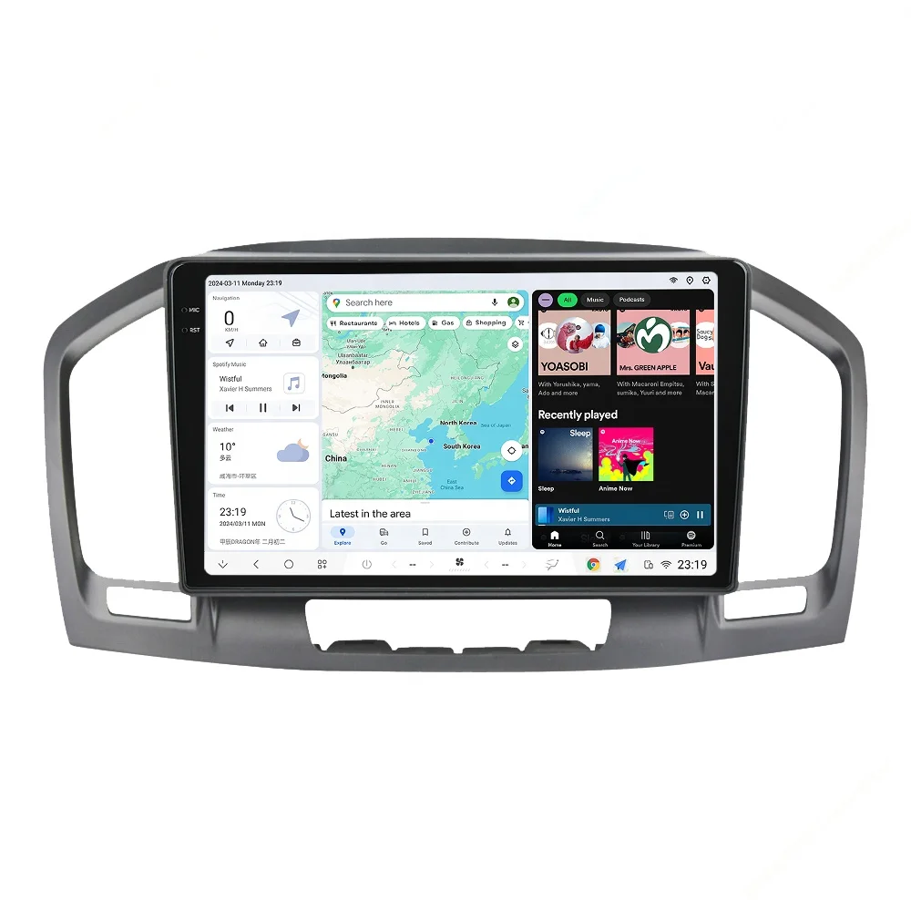 Mekede DUDU7 android car radio dvd player 2K QLED auto wifi  4G GPS DSP for Buick Regal 2009-2013 Opel Insignia 2008 2009 2013