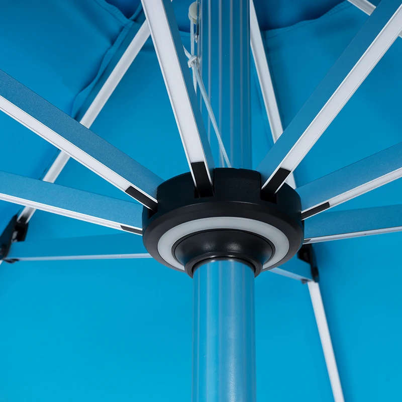 Wesunny 14ft High Quality Windproof Electric Patio Umbrella Crank Parts With Stand