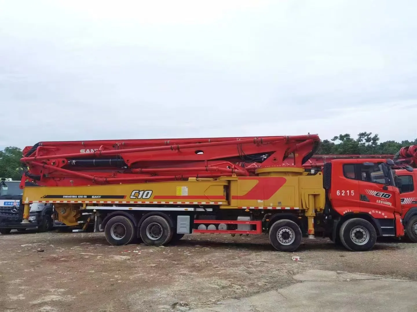 Hot selling 2020 concrete pump truck 62m 56m 49m truck mounted concrete pump used pump truck
