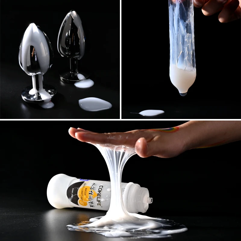 240ml  water-based Lube For Sex Lubricant   Male Sex Anal Lube semen simulation male love liquid  disposable lubricant