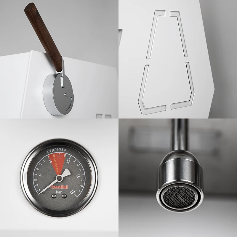 Gemilai CRM3211 coffee factory coffee house outdoor giant italy multi manual expresso coffee maker machine commercial