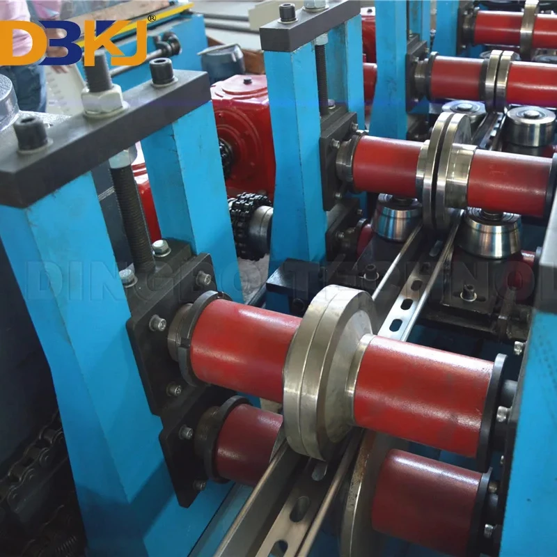 Wuxi Dingbo manufacture Unistrut channel roll forming machine Professional Solar frame channel making machinery price in China