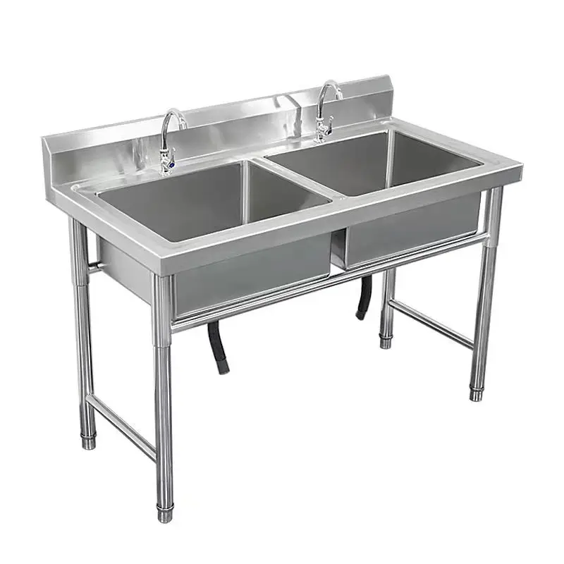 Stainless Steel Freestanding restaurant hand wash sink Restaurant Kitchen Commercial equipment