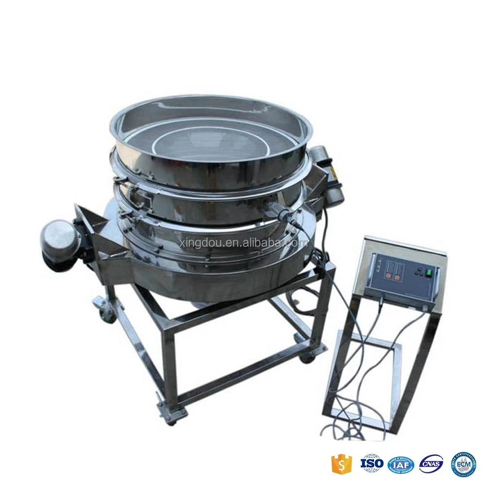 Rotary vibrating sieve machine epoxy powder resin vibrator screen sieve separator shaker talc mica screening machine