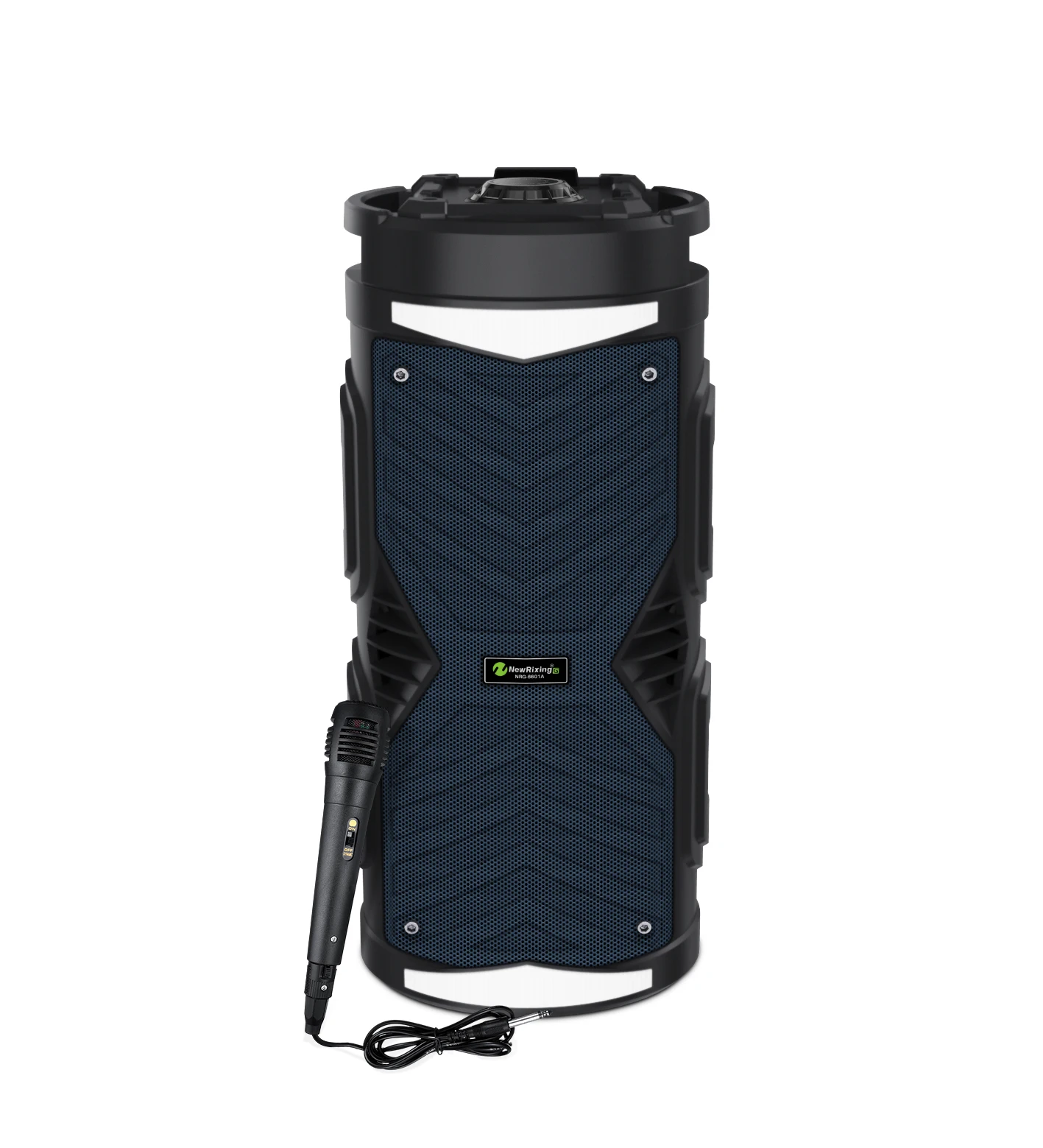 Dual 6 Inch Portable Professional Rechargeable Multifunction Wireless Boom Box With Color Led Light Bt Party Speaker