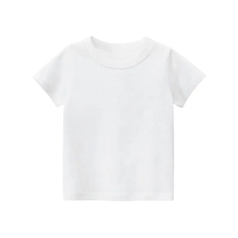 Kids blank Tee shirt 100% cotton T Shirts Custom Printing Pattern boys baby tshirt with logo