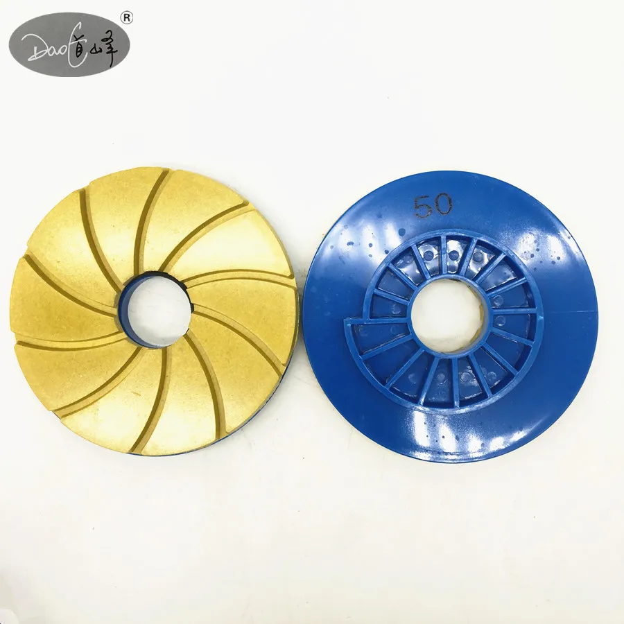 125 mm Diamond Snail Lock Edge Polishing Pad Bevel Grinding Countertop Tool Diamond Resin Chamfering