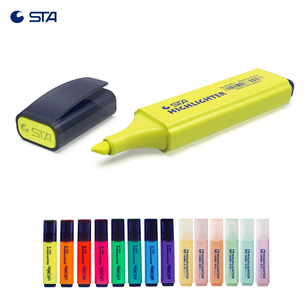  Bright color highlighter Pens fluorescent marker pen