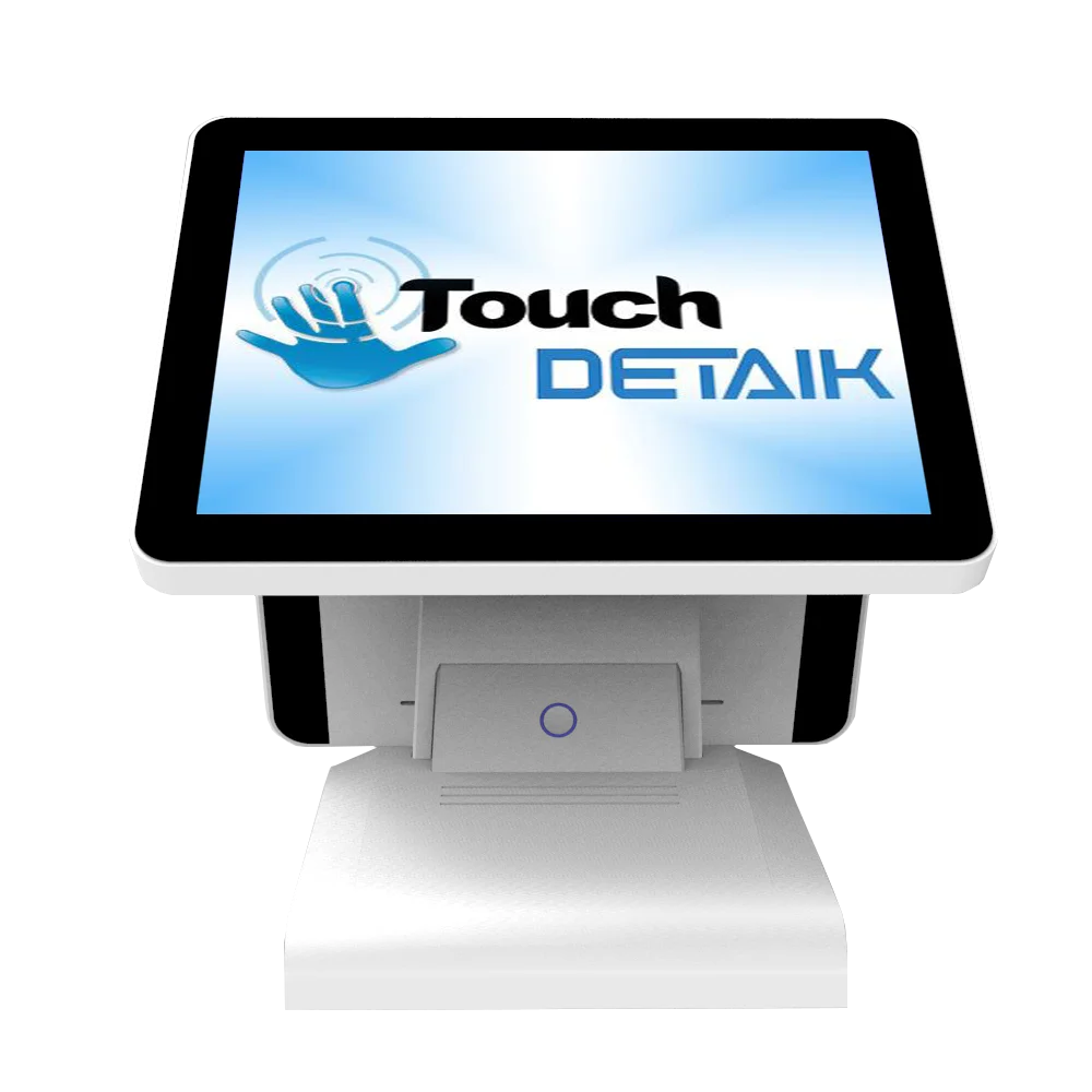 15 inch POS Terminal Windows touch screen POS All In One With Dual Display