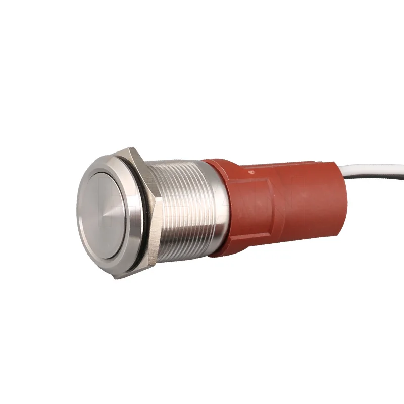 6v 48v switch multicolor led waterproof ip65 5 pin stainless steel 22 mm start and stop pushbuttons