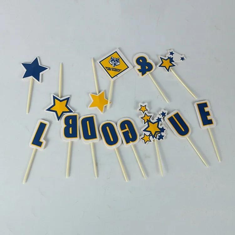 High Quality Wholesale Custom Cheap skewers cocktail picks fashion disposable decorative