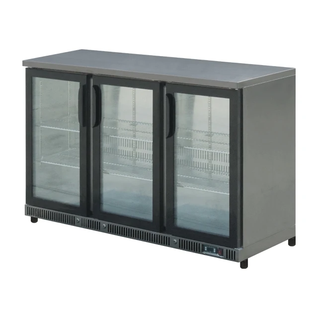 2022 Best Quality Bottle Cooler CE Led Lighting Commercial Horizontal Display Drink Beverage Beer Cooler Refrigerator For Bar