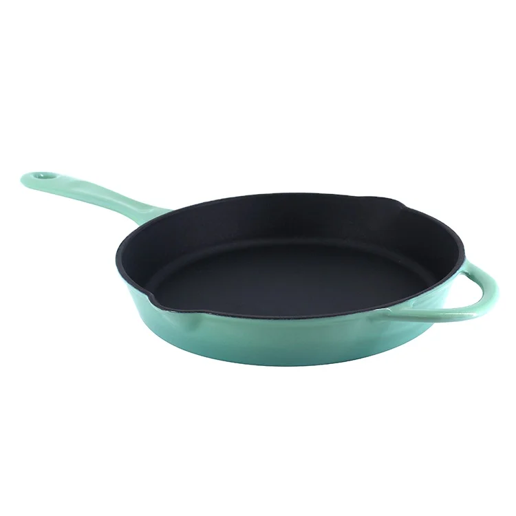 Kitchenware Cast Iron Cookware Fry Pan With Long Handle