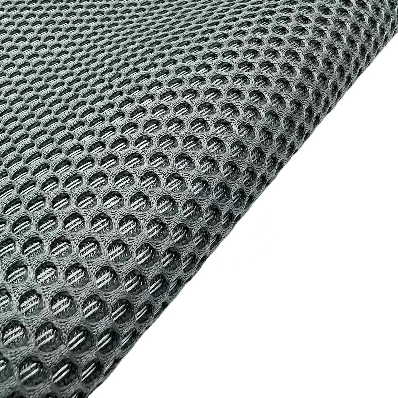Mosaic double two filament polyester air mesh fabric different color for mattress sofa bag shoes