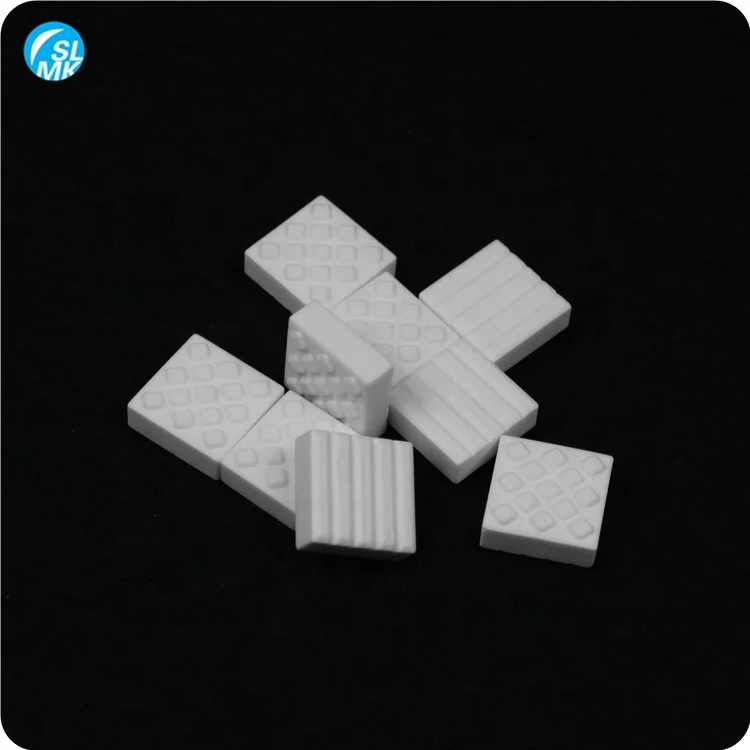 abrasion resistance 95 alumina ceramic tile square parts for promotion