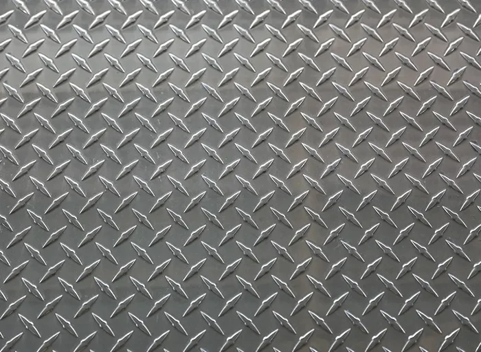 Five Bars Alloy Embossed Checker Tread Sheet Kitchen Utensils 3003 3004 1050 1060 6061 5052 Aluminium Checkered Aluminum Sheet