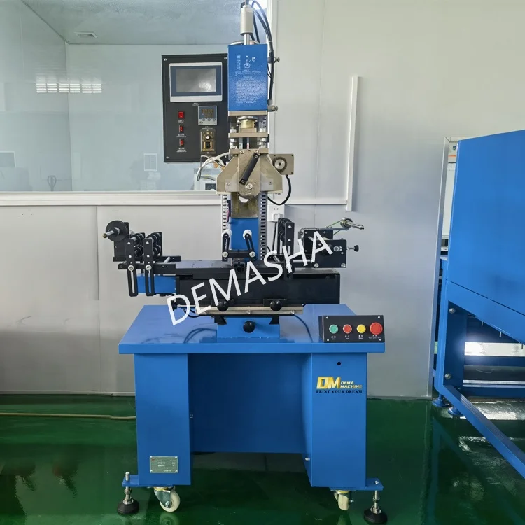 DM Factory Direct manual glass hot stamping machine for glass bottle