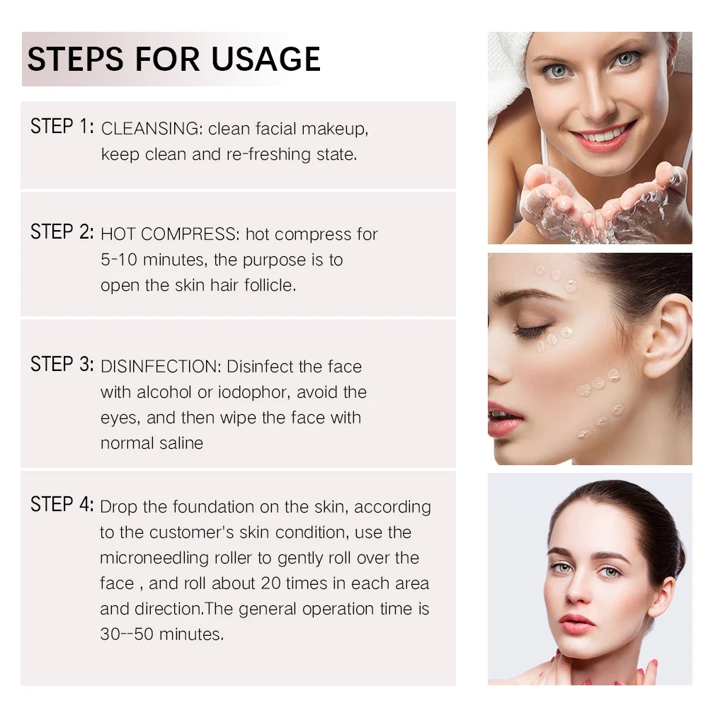 Wholesale Meso Serum Skin Whitening Stem Cell Culture Ampoule BB facial Foundation glow cream with Roller