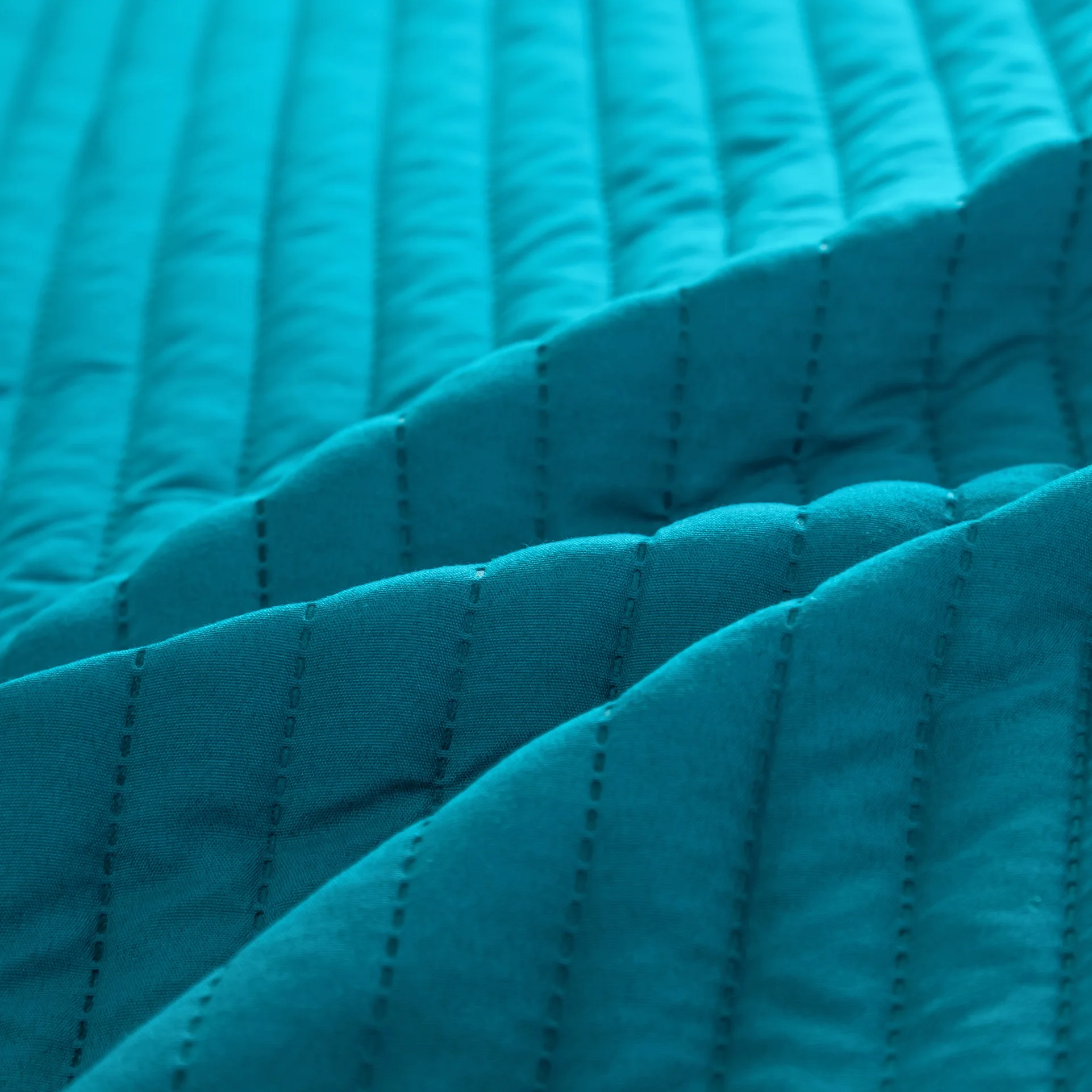 
MOHAP Good Quality Straight Line Ultrasonic Microfiber Quilt Set Dyed Bedspread Set 