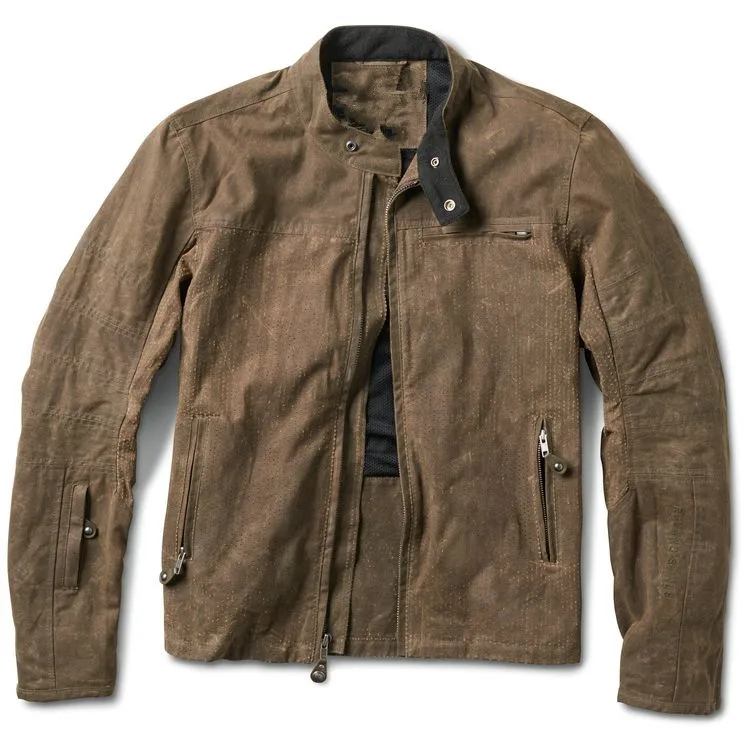 Custom Waxed Canvas Motorcycle Jacket