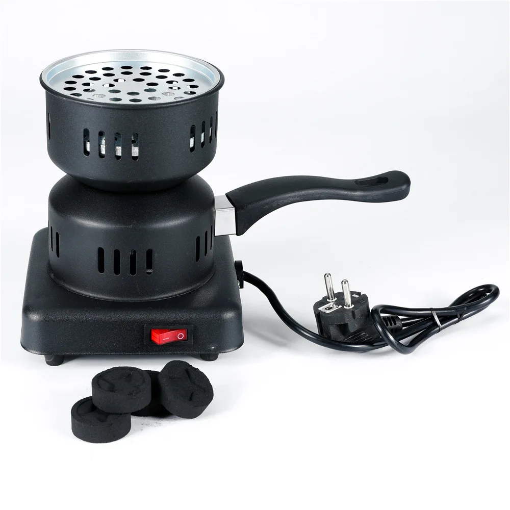 Black Bull Coco Charcoal Burner Coconut Hookah Coal Deluxe Electric Shisha Starter Hot Plate Stove 600W charcoal