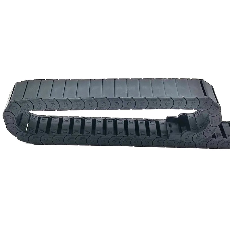 15x30 Nylon cable tank chain supporting chain bridge semi closed openable small towline