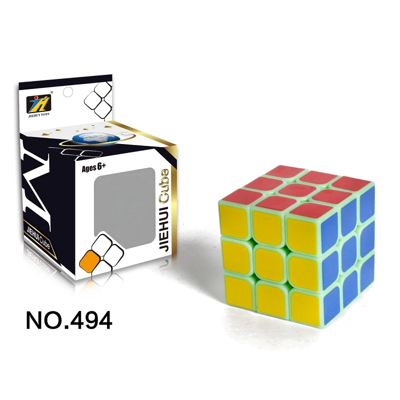 Fidget Toy Classic Color-Matching Cube 3 x 3 Puzzle Game for Kids Ages 8 and Up
