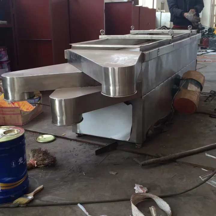 Single Layer Stainless Steel 304 Linear Vibrating Screen Sieve Separator For Macadamia Kernel Nuts