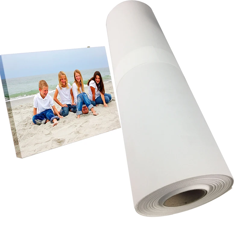 Экологически чистый полуглянцевый хлопковый рулон для струйной печати 420gsm, хлопковая ткань с принтом