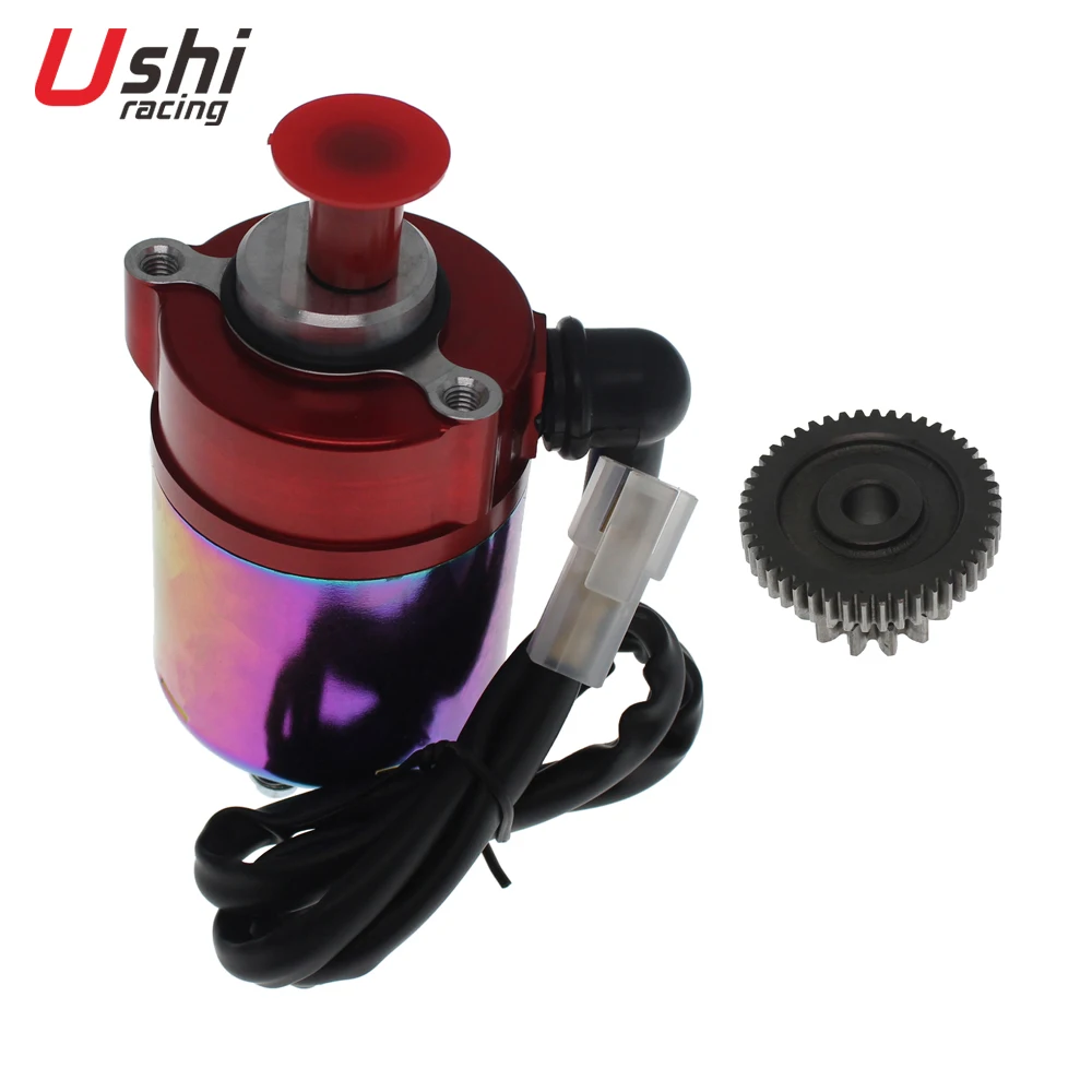 USHI Racing High Torque Low Noise Engine LC135 5S Electric Motorcycle Starter  Motors For YAMAHA